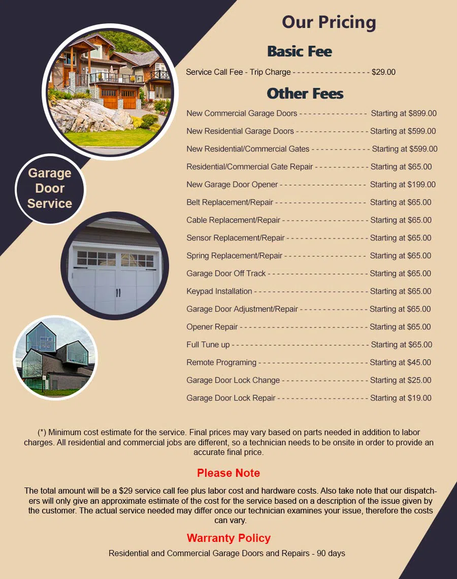 Garage Door Mobile Service Mt Laurel, NJ 856-254-3694